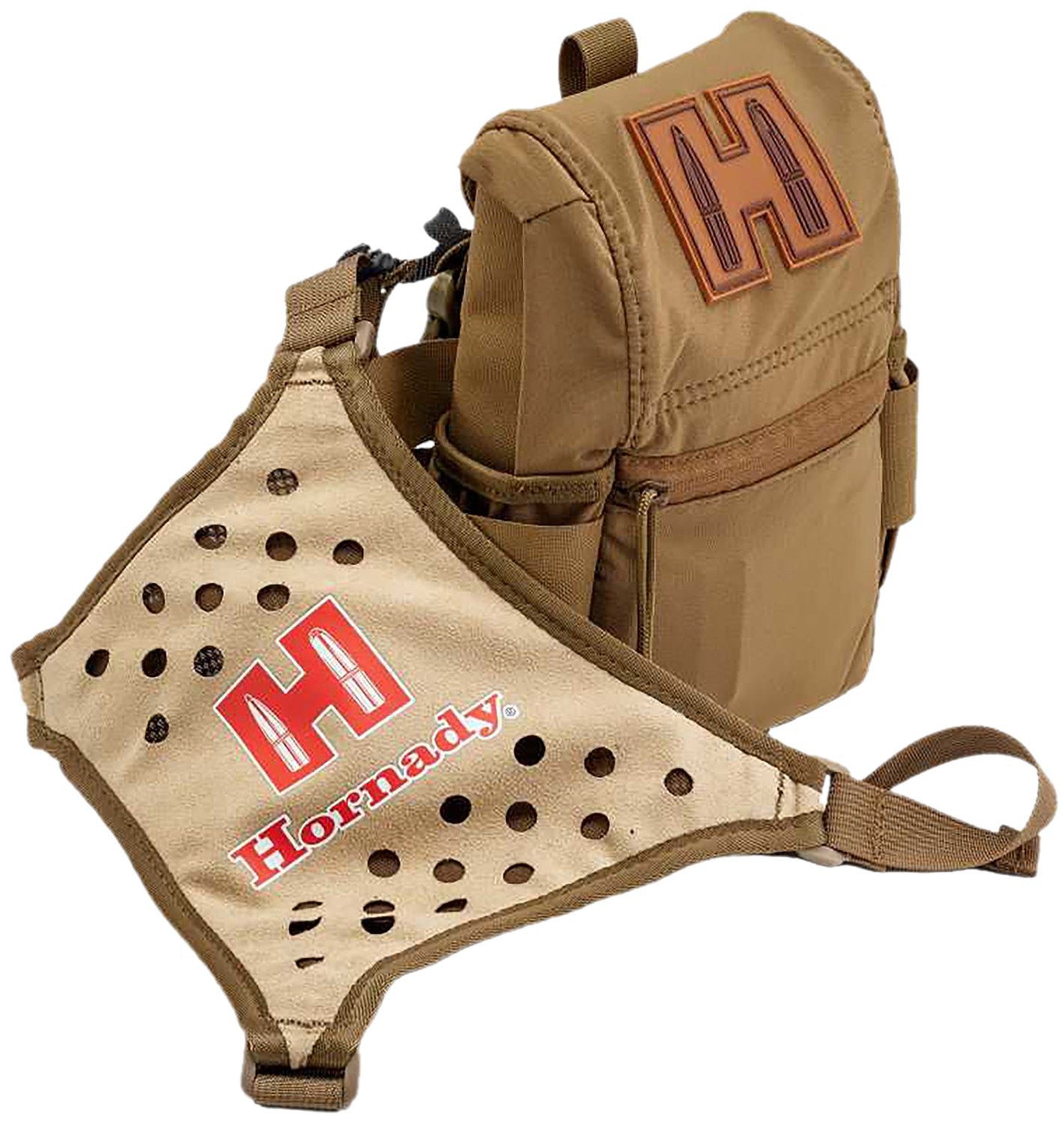 Hornady 99163 Tan Binocular Case Harness Magnetic Closure