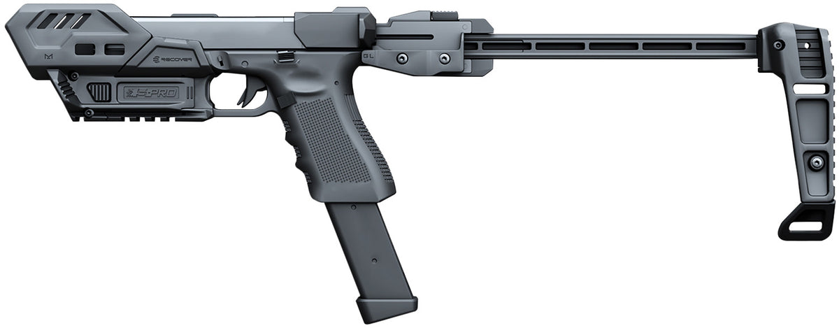 Recover Tactical S-Pro Basic Glock Conversion Kit with Stabilizer MLOK Black SPROGB01