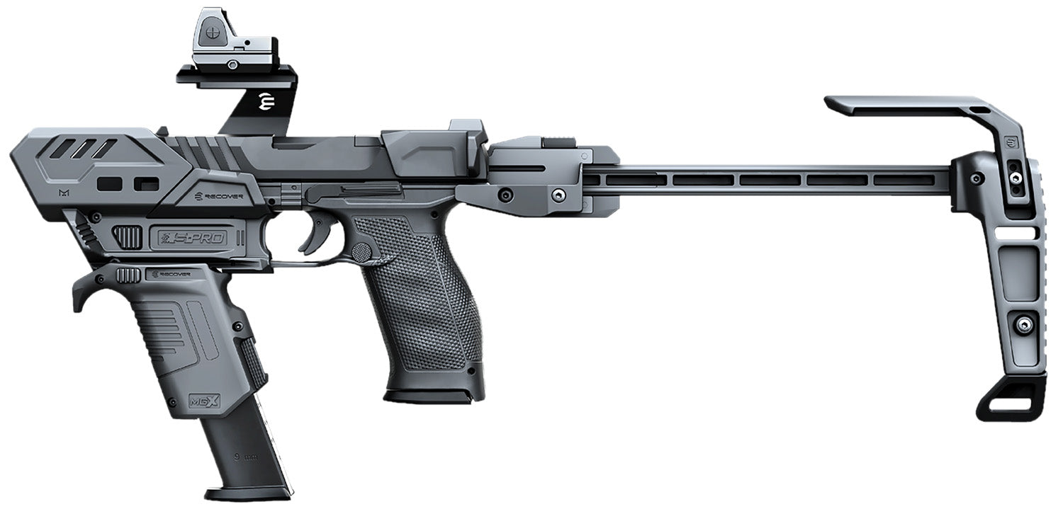 Recover Tactical S-Pro MG Walther PDP Conversion Kit with Stabilizer MLOK Black SPROPDPGB01