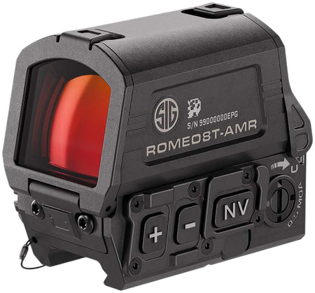 Sig Sauer SOR8T101 Romeo8T AMR 1x40mm Circle Dot 2.0 Reticle Matte Black Rifle Sight