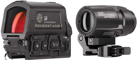 Sig Sauer SORJ8T101 Romeo8T AMR and Juliet3T Micro Magnifier Combo Kit Black 1x40mm/3x22mm
