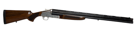 ATI ATIGKOF123B26 3B 12 Gauge 3.50" 3 Shot 26" Vent Rib Barrel, Engraved Silver Receiver, Fixed Wood Stock