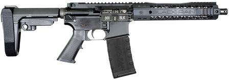 Black Rain Ordnance Spec15 .300 Blackout Pistol, 30+1 Capacity, 10.5" Black Nitride Barrel, M-LOK Handguard, SBA3 Brace, G.I. Grip