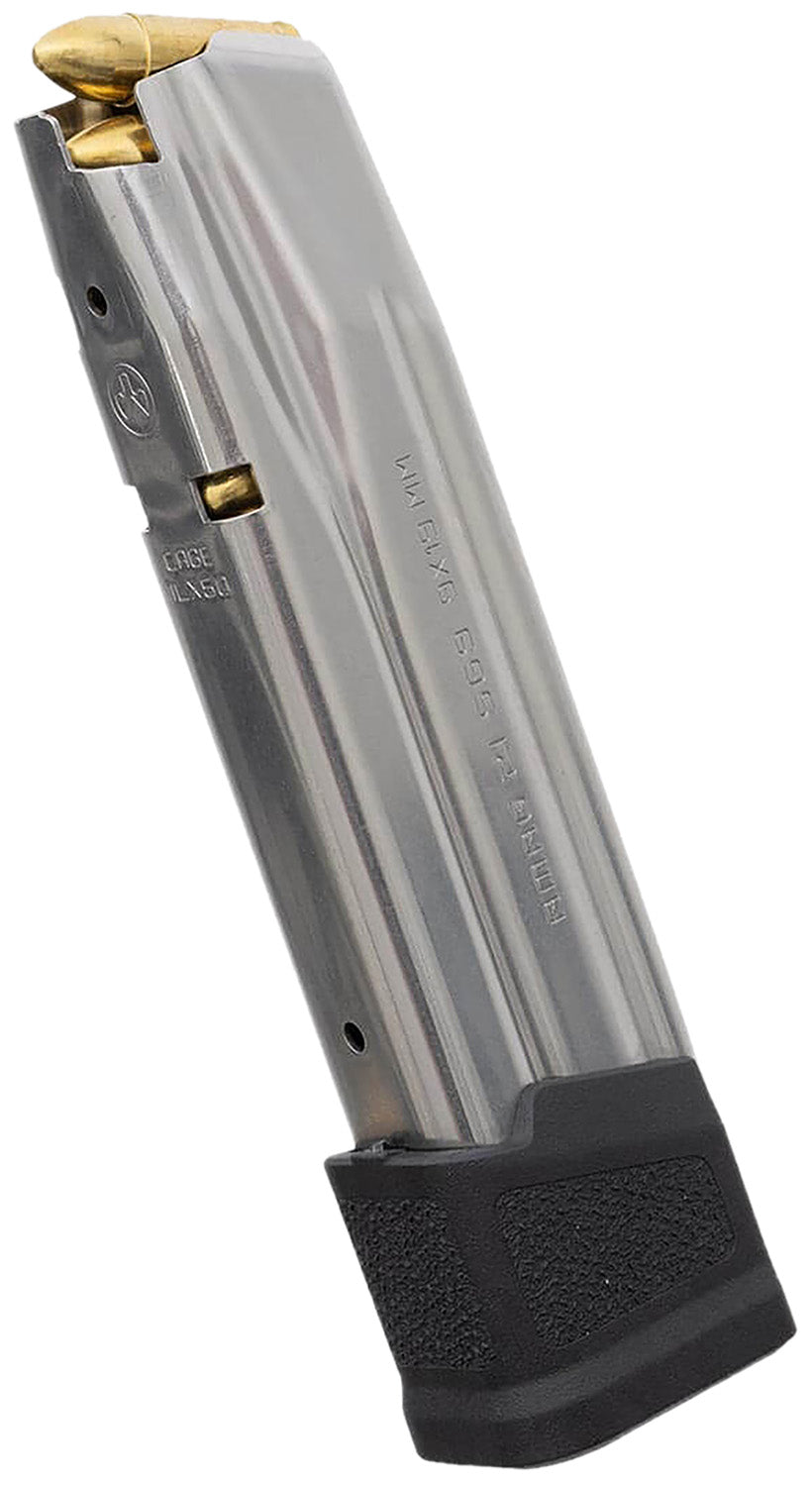 Magpul MAG1465-SST AMAG 9mm Luger 21rd Handgun Magazine for Sig P320 Stainless Steel/Polymer Silver Black