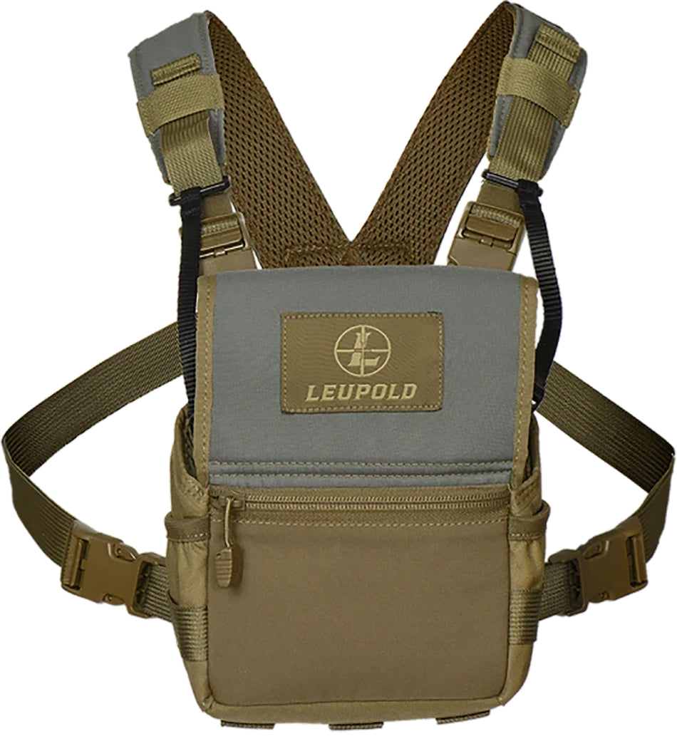 Leupold 181882 Pro Guide Bino Harness 2 Mesh Straps Fleece-Lined Tan/Gray