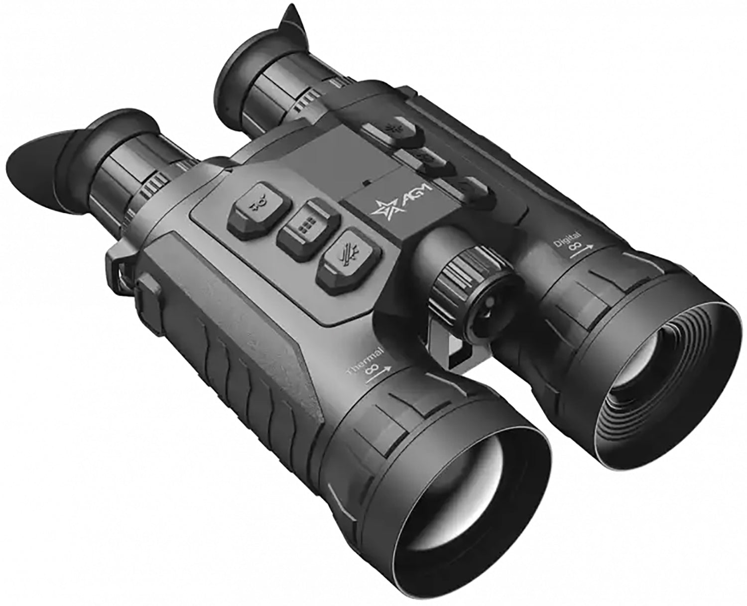 AGM OBSE60-1280-LRF ObservIR LRF Thermal Day/Night Binocular 2.5x-28x 60mm Black