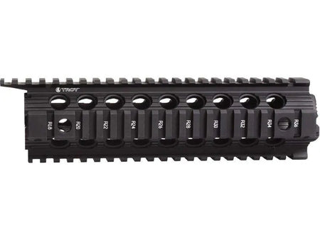 Troy 9" Mid Length Enhanced Drop-In BattleRail Handguard Black