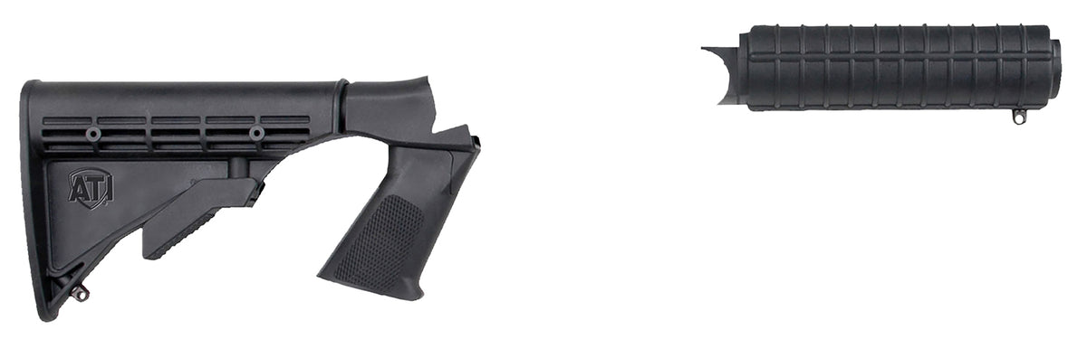 ATI HRN4100 Shotforce Black Synthetic Pistol Grip Stock and Ribbed Forend Package for H&R NEF Shotguns and Rifles