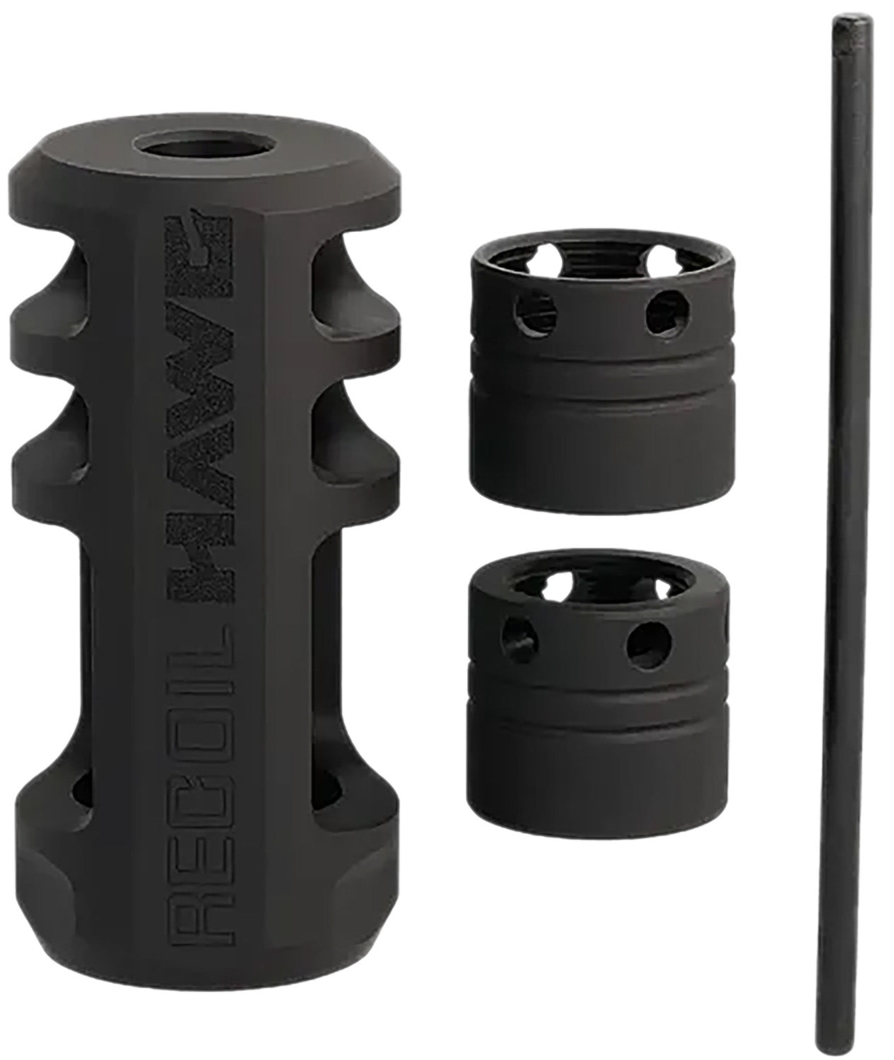 Browning 001293099 Xeno Recoil Hawg Black Muzzle Device 1/2"x28 Threads