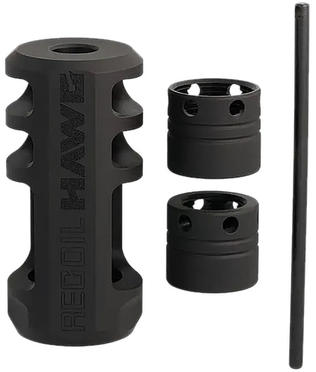 Browning 001293097 Xeno Recoil Hawg Black Muzzle Device 5/8"x24 Threads