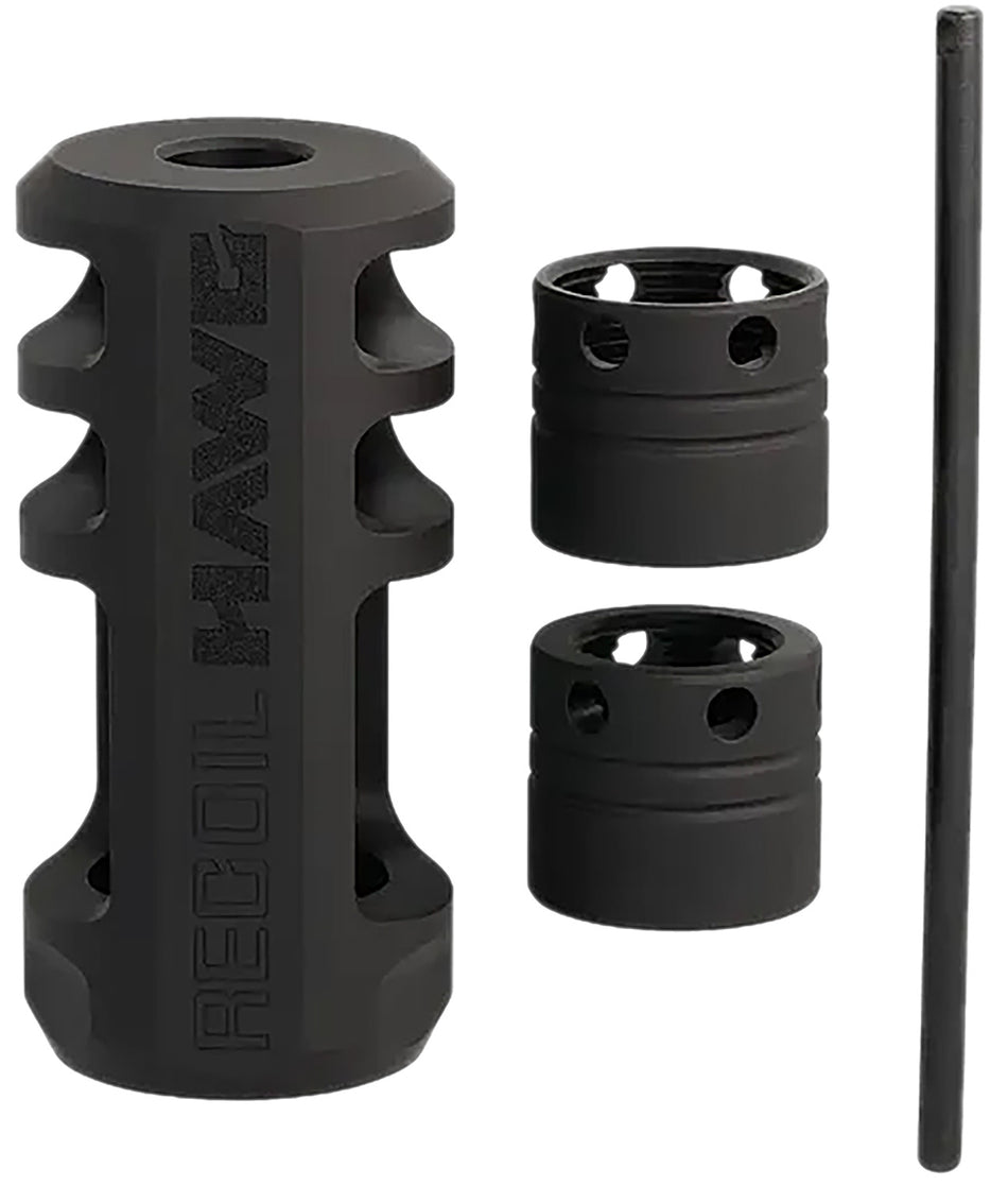 Browning 001293093 Xeno Recoil Hawg Black Muzzle Device M13x0.75 Threads