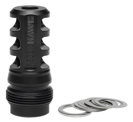 Browning 001293095 Xeno Recoil Hawg Black Muzzle Device M13x1.25 Threads