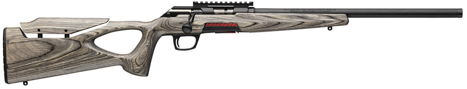 Winchester Xpert Target 21 Sharp 10+1 18" Matte Black Bull Barrel, Gray Thumbhole Laminate Rifle