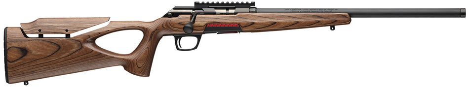 Winchester Xpert Target 21 Sharp 10+1 18" Matte Black Bull Barrel, Brown Thumbhole Laminate Rifle