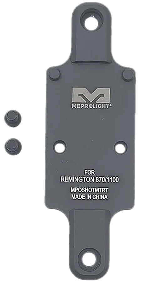 Meprolight RMR Shotgun Optic Mounting Plate Matte Black Aluminum for Remington 870/1100