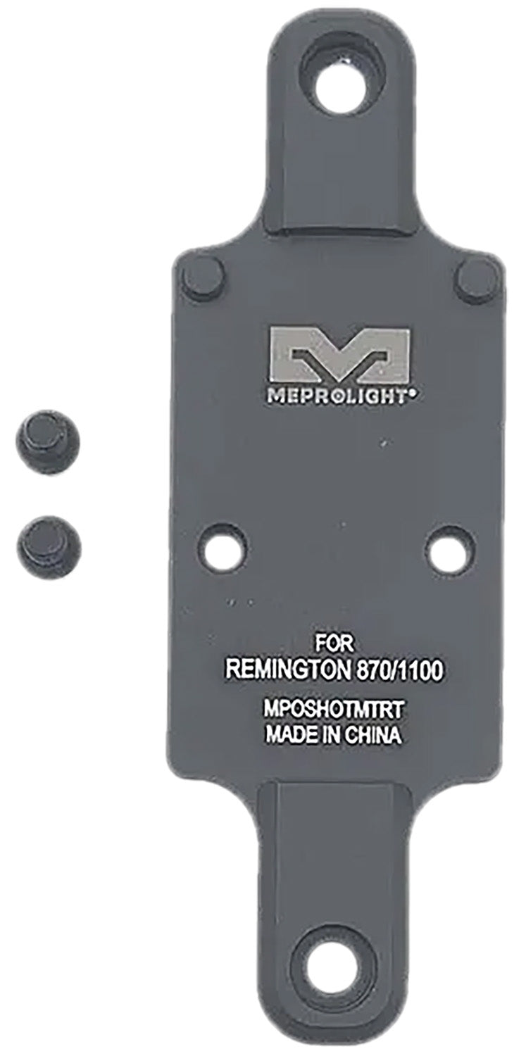 Meprolight RMR Shotgun Optic Mounting Plate Matte Black Aluminum for Remington 870/1100