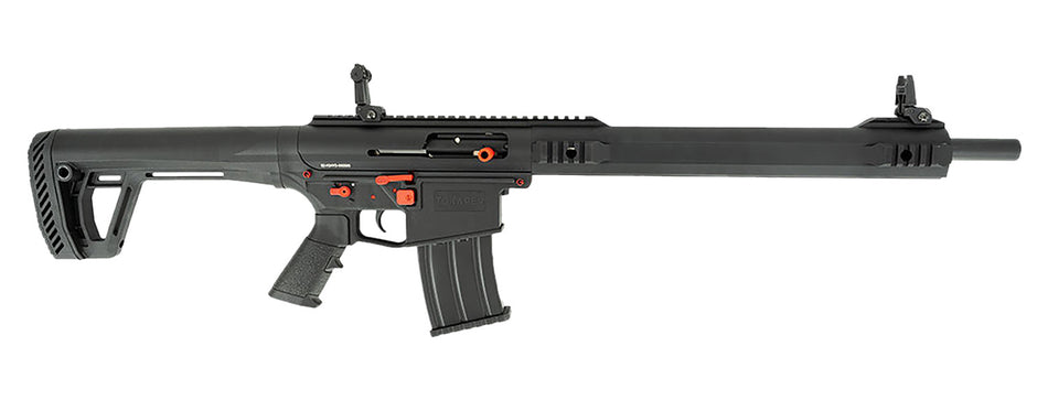 Tokarev TT-12PRO 12 Gauge Semi-Auto Shotgun, Black/Red Finish, 5+1 Capacity
