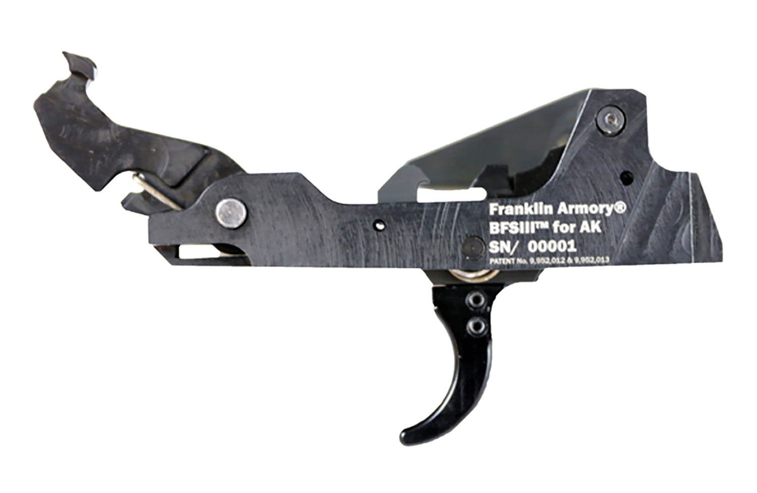 Franklin Armory 0350000BLK BFSIII Black Curved Trigger AK Platform 5.56/7.62mm