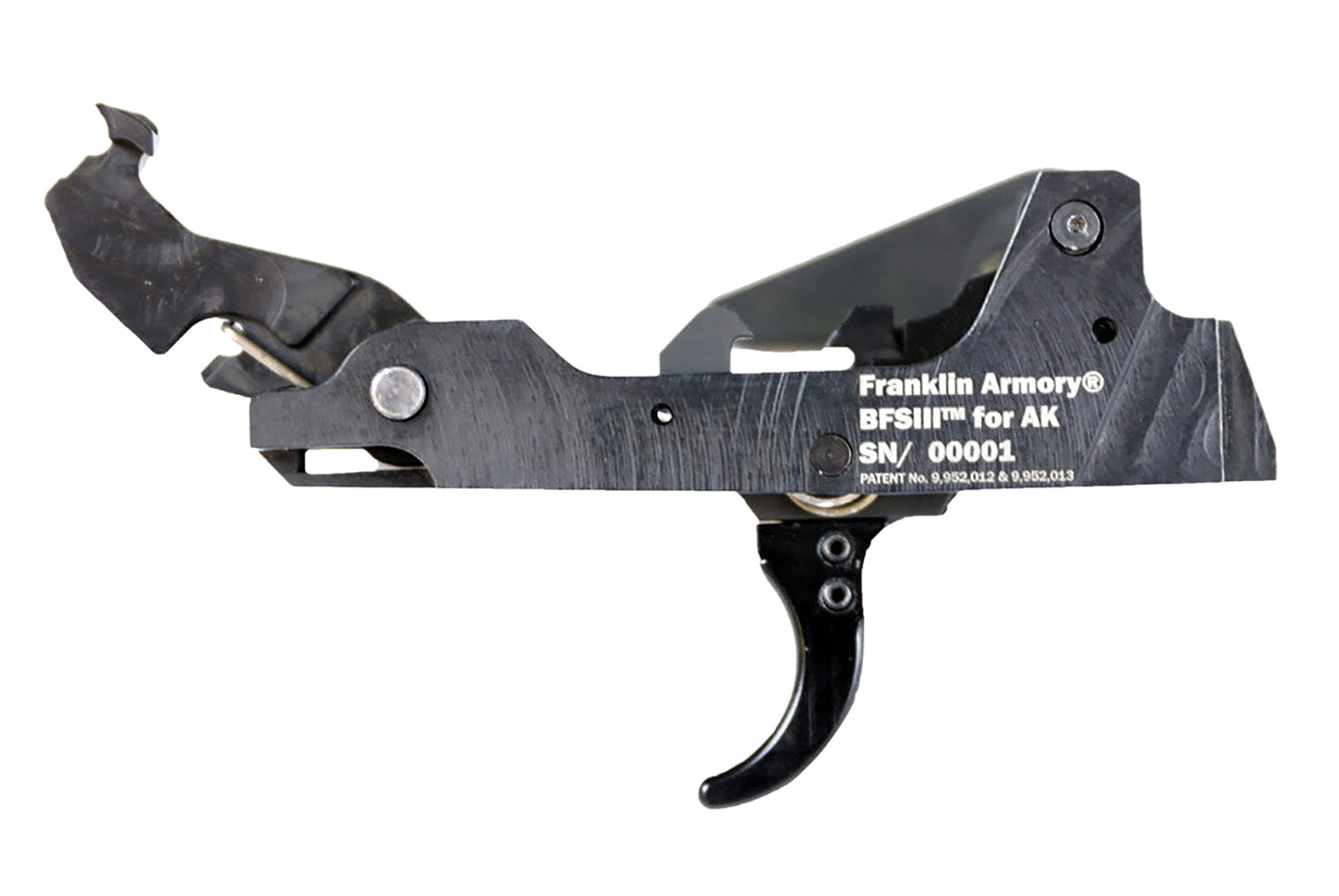 Franklin Armory 0350002BLK Binary GEN 3 Curved Trigger 9mm AK Compatible