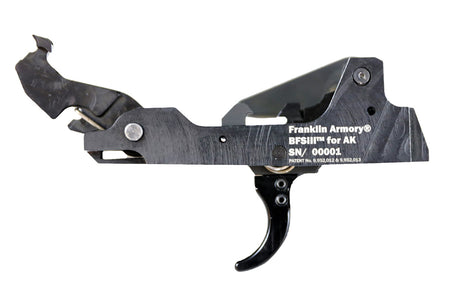 Franklin Armory 0350002BLK Binary GEN 3 Curved Trigger 9mm AK Compatible