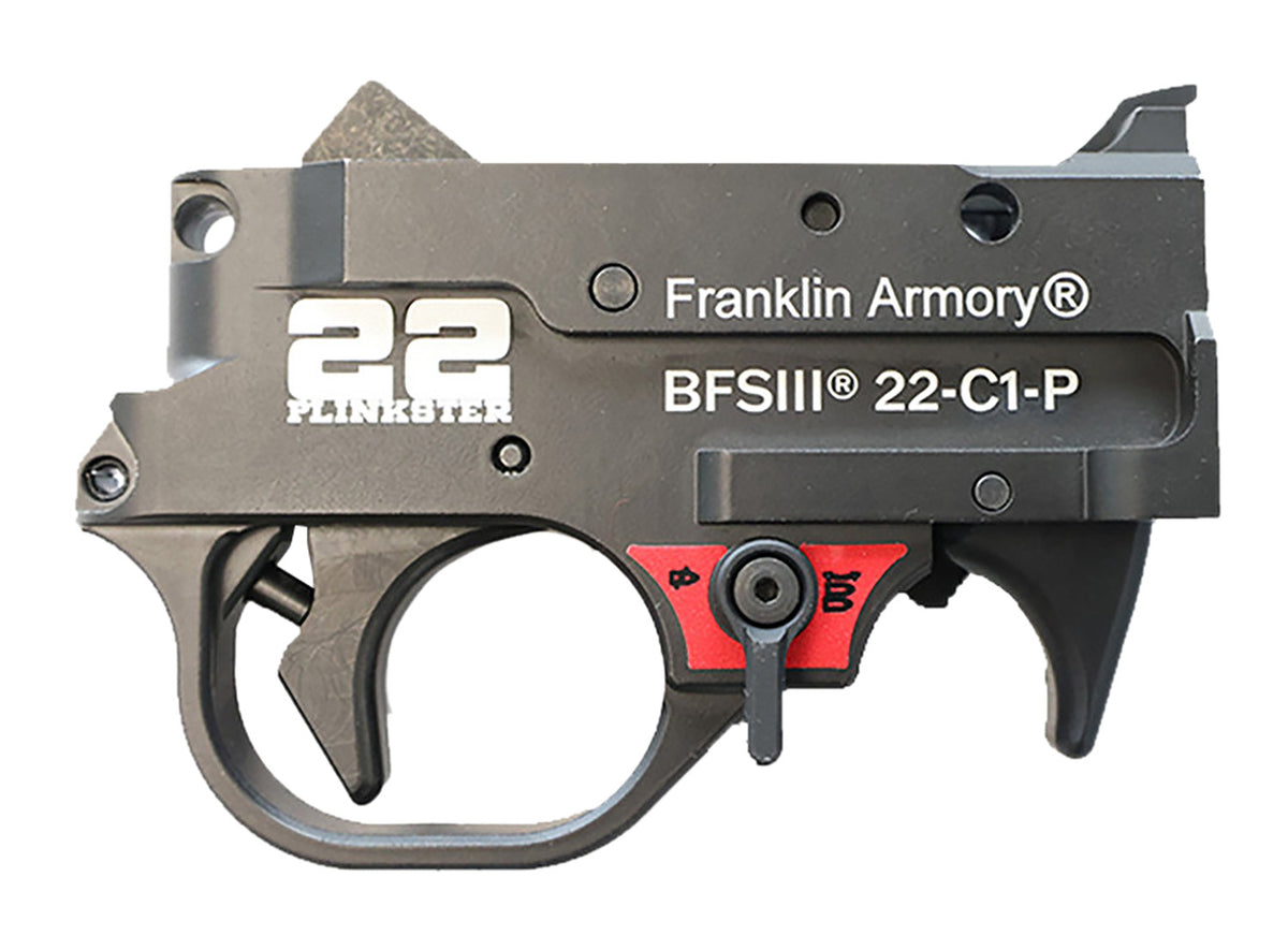 Franklin Armory 0250033BLK BFSIII 22-C1-P Drop-In Binary Trigger Pack Ruger 10/22