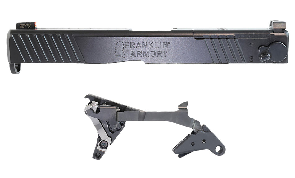Franklin Armory 1750000BLK Binary Firing System Trigger Black Glock 17 Gen3
