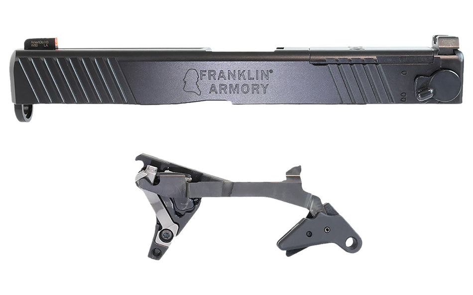 Franklin Armory 1750044BLK Binary Firing System Trigger Black Glock 22 Gen3