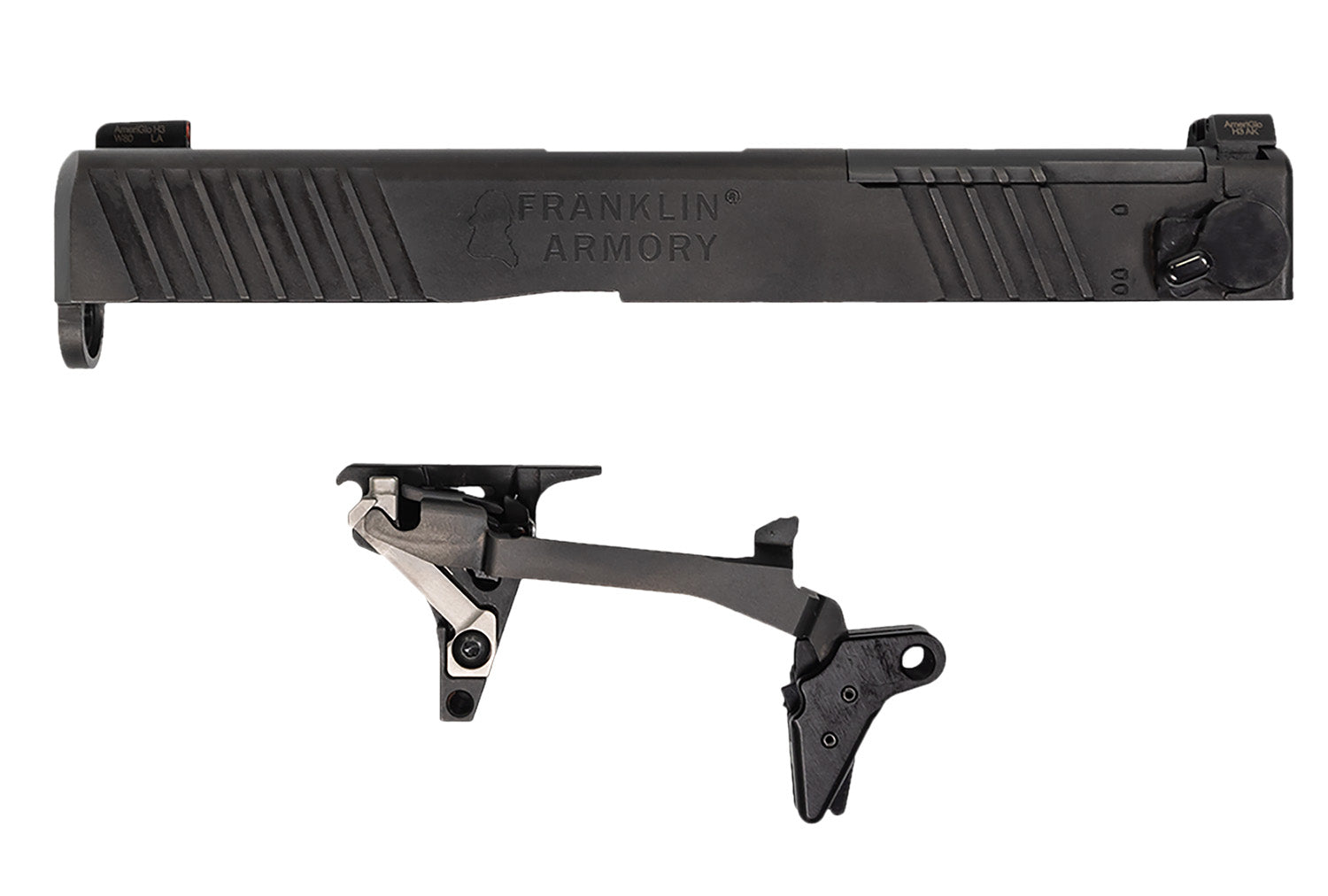Franklin Armory 1750060BLK Binary Firing System Trigger Black Glock 19 Gen3