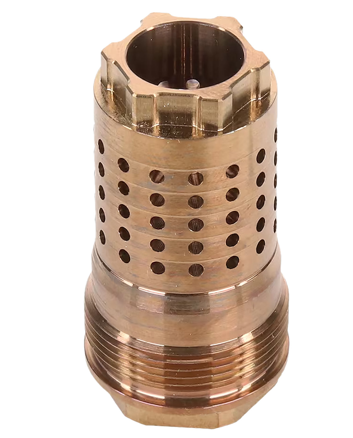 Q Cherry Bomb .45 Caliber Stainless Muzzle Brake .578x28 Thread 1.64" Overall Length