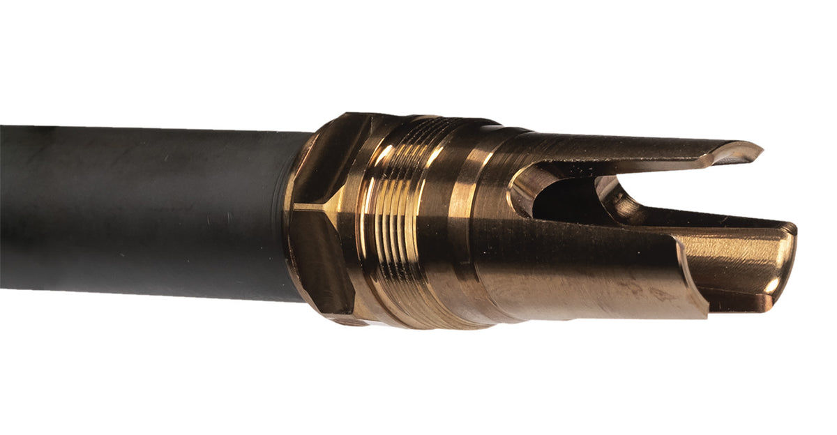 Q 7.62 Cal Steel Flash Hider 3/4"x24 Thread 2.13" Overall Length