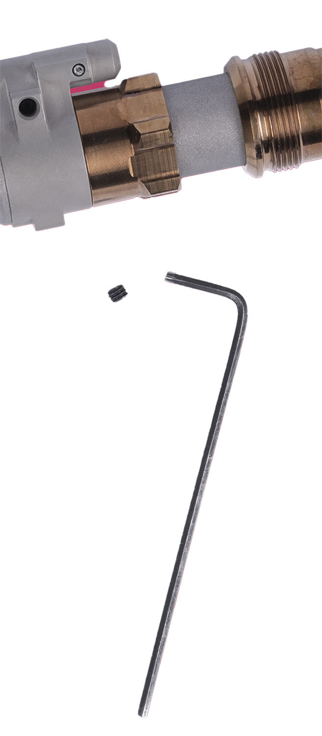 Q LLC ACCHBGBSCREWSET Honey Badger Gas Block/Screw Set Stainless