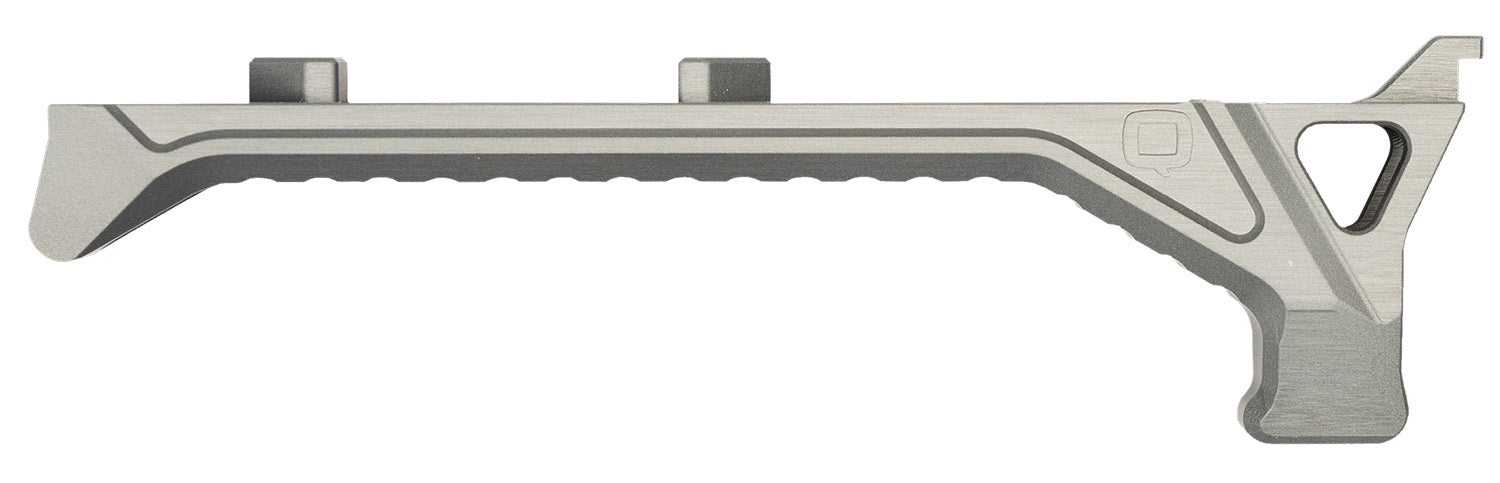 Q Deluxe Q-Sert 2-Slot Hand Stop Anodized Aluminum Silver