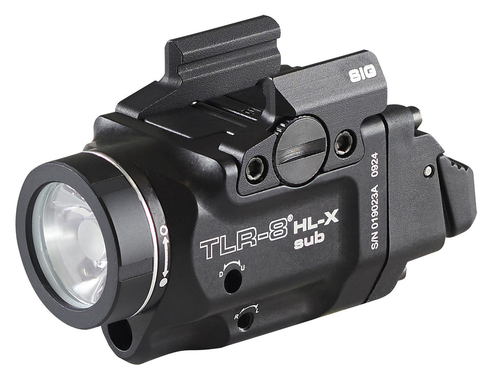 Streamlight TLR-8 Tactical Gun Light with Red Laser for Sig P365/XL Black Aluminum 1000 Lumens