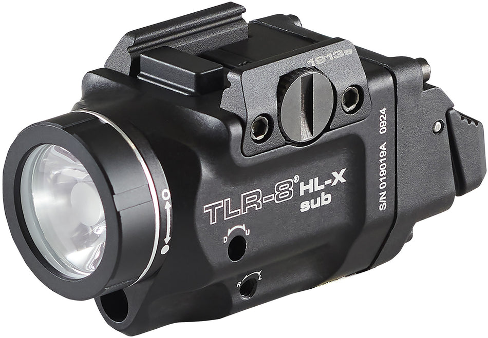 Streamlight TLR-8 1913 Short Rail Tactical Light with Red Laser Black Aluminum 1000 Lumens