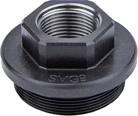 KGM Suppressors A-DTA-S-1 HUB-Compatible Suppressor Direct Thread Adapter 1/2"x28 Steel Black Nitride