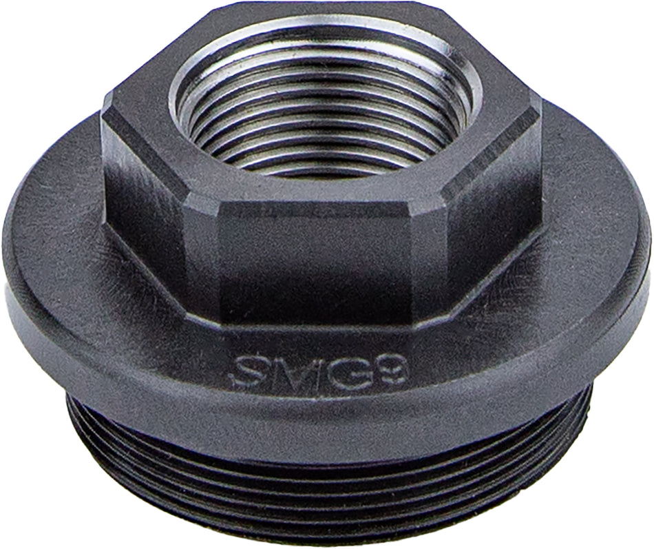 KGM Suppressors A-SMG9-DTA-S-1 SMG9 Steel Direct Thread Adapter 1/2x28 Black Nitride