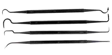 Tapco 4-Piece Firearm Cleaning Pick Set Black Hard to Reach Areas
