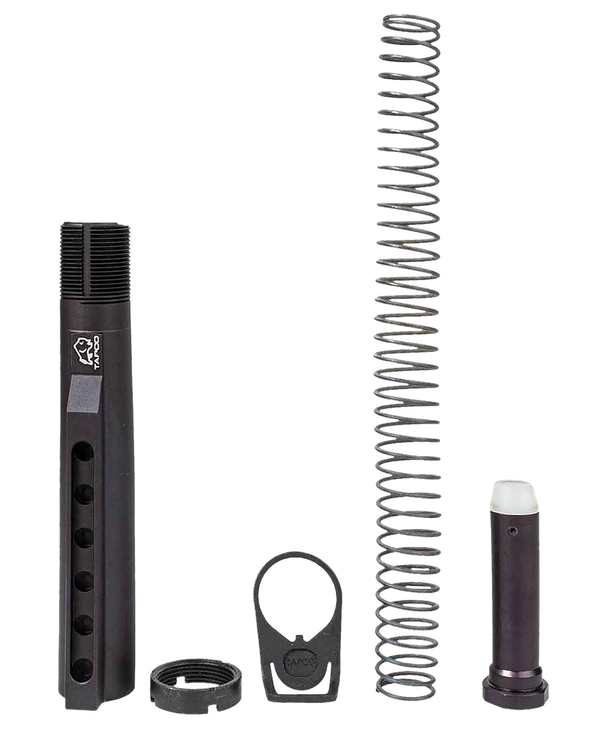 Tapco TAP22058 AR-15 Buffer Tube Kit with Carbine Buffer and Spring Black