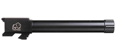 Tapco 9mm Drop-In Threaded Replacement Barrel for Glock 17 Gen 1-3 Black Stainless Steel TAP22001