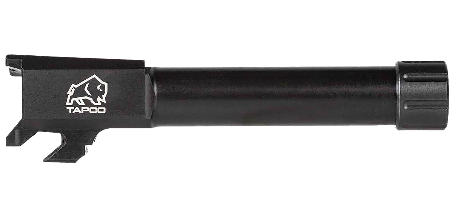 Tapco 9mm Threaded Drop-In Replacement Barrel for Springfield Hellcat Black Stainless Steel TAP22028