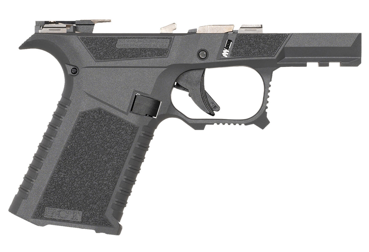 SCT Manufacturing 0226020000IC Full-Size Frame - Sniper Gray, 9mm Luger Polymer