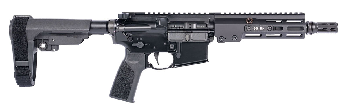 Geissele 08-518B Super Duty Mod 1 .300 BLK 8in Black Pistol w/ SBA3 Brace