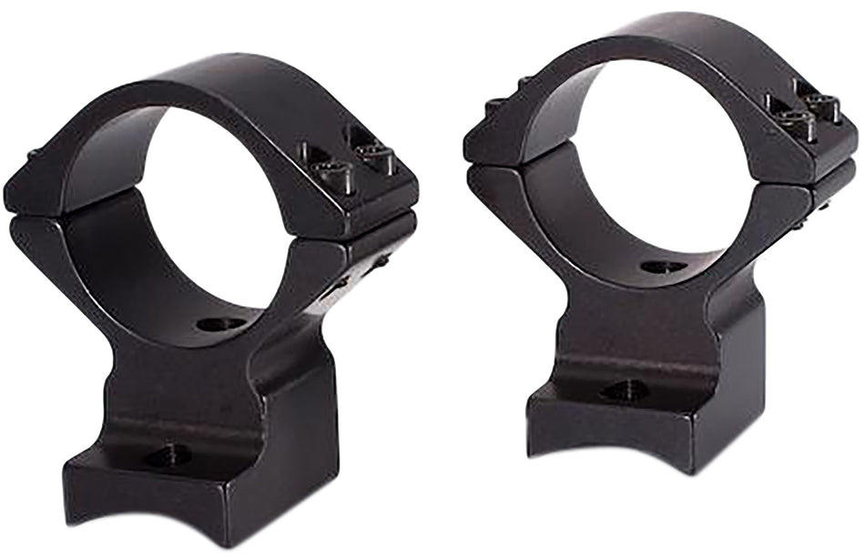 Talley 94X719 Savage 8-40 Round Receiver Accutrigger Scope Mount Ring Combo 1 Inch Black Anodized Medium Rings