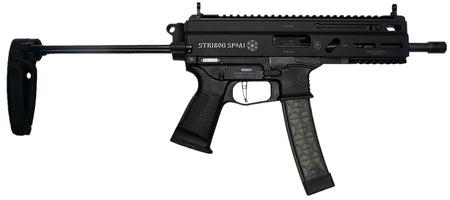 Grand Power Stribog SP9A1 9mm Luger 8" Pistol, Black, PDW Tailhook Brace