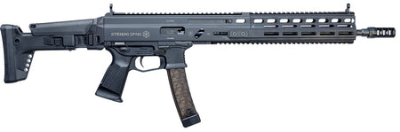 Grand Power Stribog SP9A1 9mm Luger Pistol, 30+1, Black Picatinny Rail