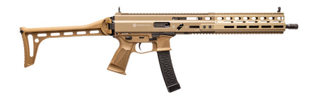 Grand Power Stribog SP9A3 9mm Luger 30+1 16in FDE Threaded Barrel, M-LOK Handguard, Folding Stock