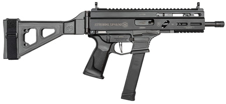 Grand Power Stribog SP9A3G 9mm Luger Pistol, 8" Black, SB Tactical Brace
