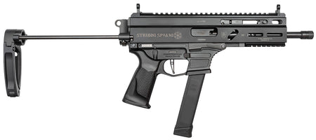 Grand Power Stribog SP9A3G 9mm Luger Pistol, 8" Black, PDW Tailhook Brace
