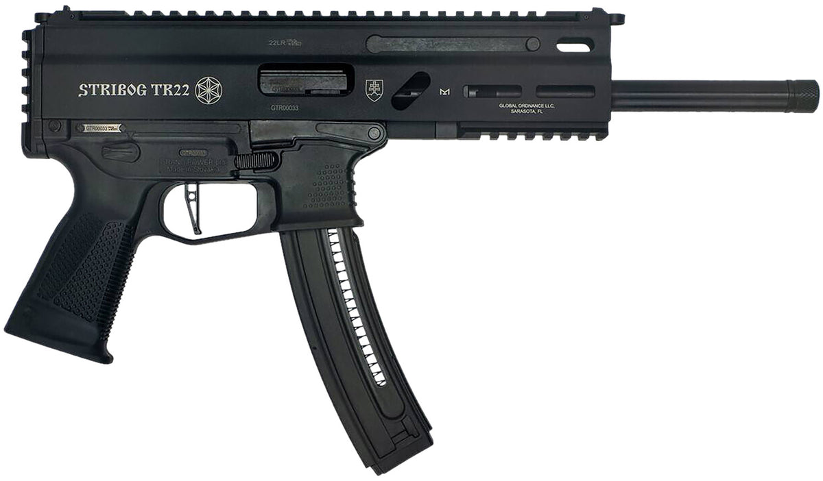 Grand Power TR22 Stribog .22 LR Pistol, 10" Threaded Barrel, 25+1