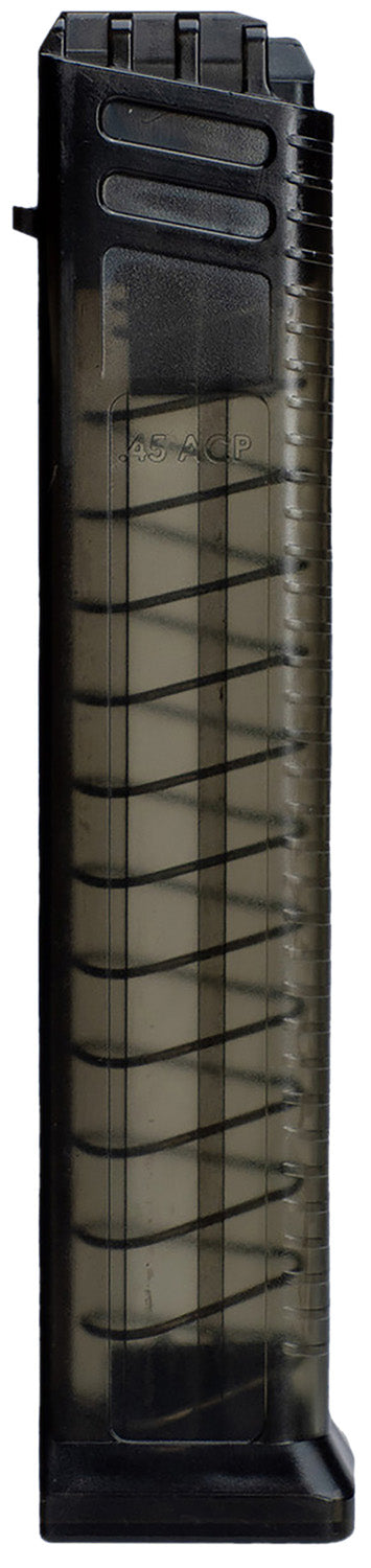 Grand Power Stribog 45 ACP 20rd Translucent Smoke Polymer Handgun Magazine